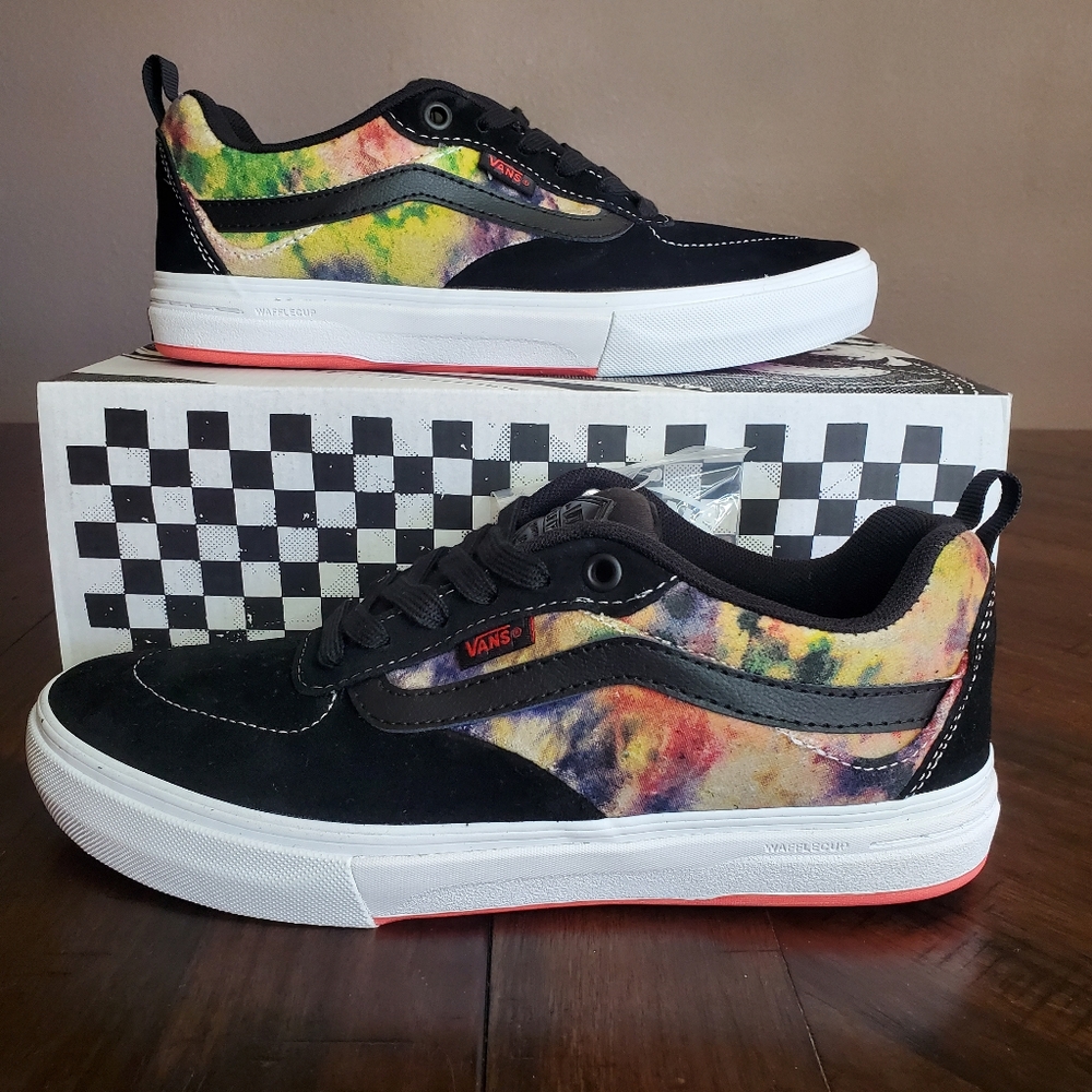 Vans Kyle Walker Tie-Dye Terry Black Men Size 7 Equivalent to Women Size…